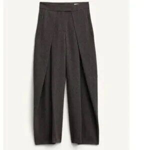 ZARA LIMITED EDITION WOOL BLEND VOLUME PLEATED PANTS
